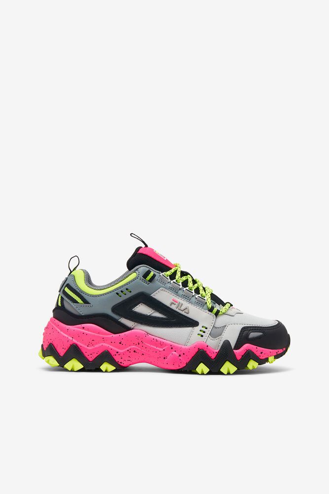 Fila Sneakers Oakmont Tr Womens Grey/Black/Pink - India GQL-604275